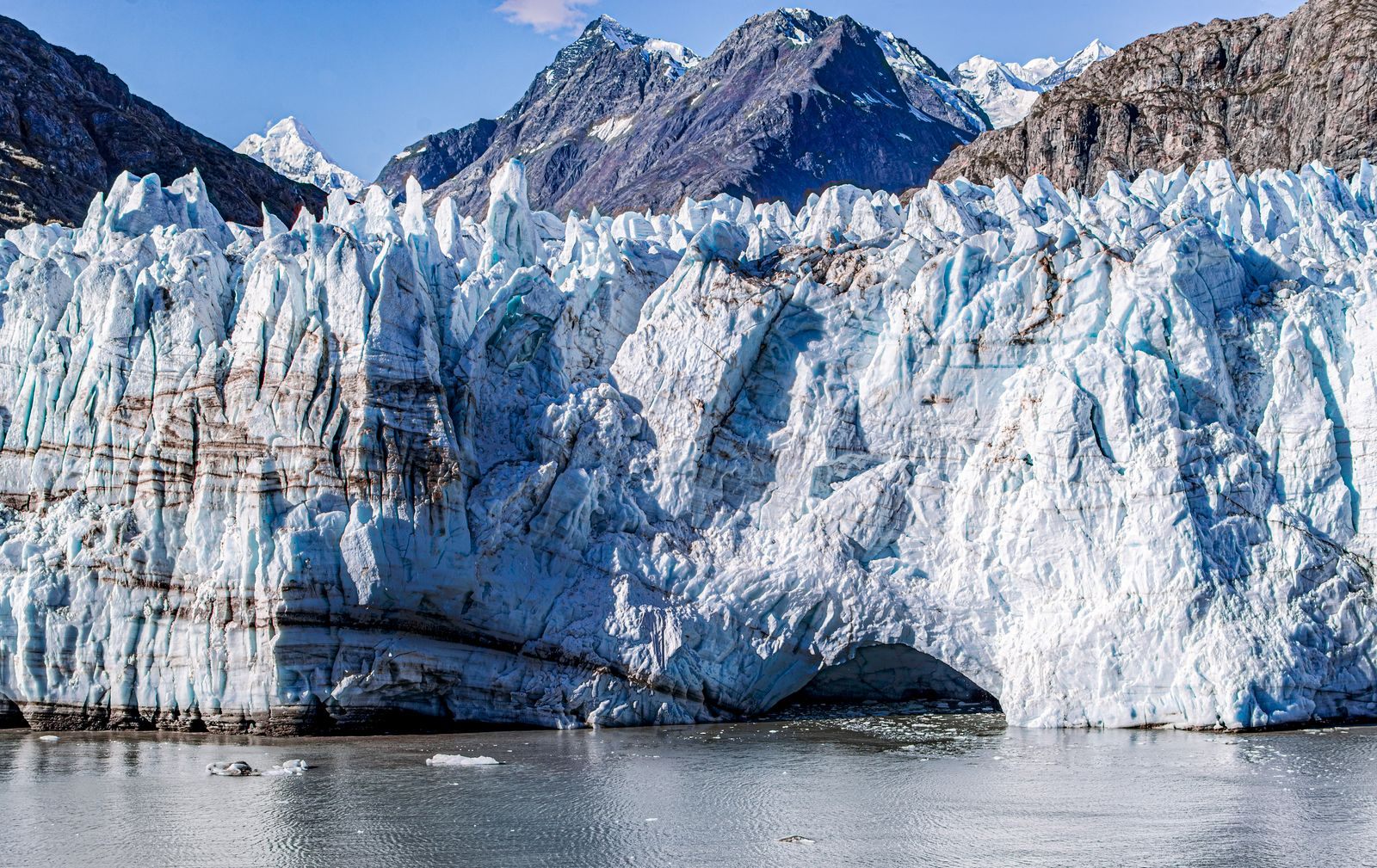 Blue ice face of Hubbard Glacier, a highlight of many Alaska cruise deals 2027 itineraries