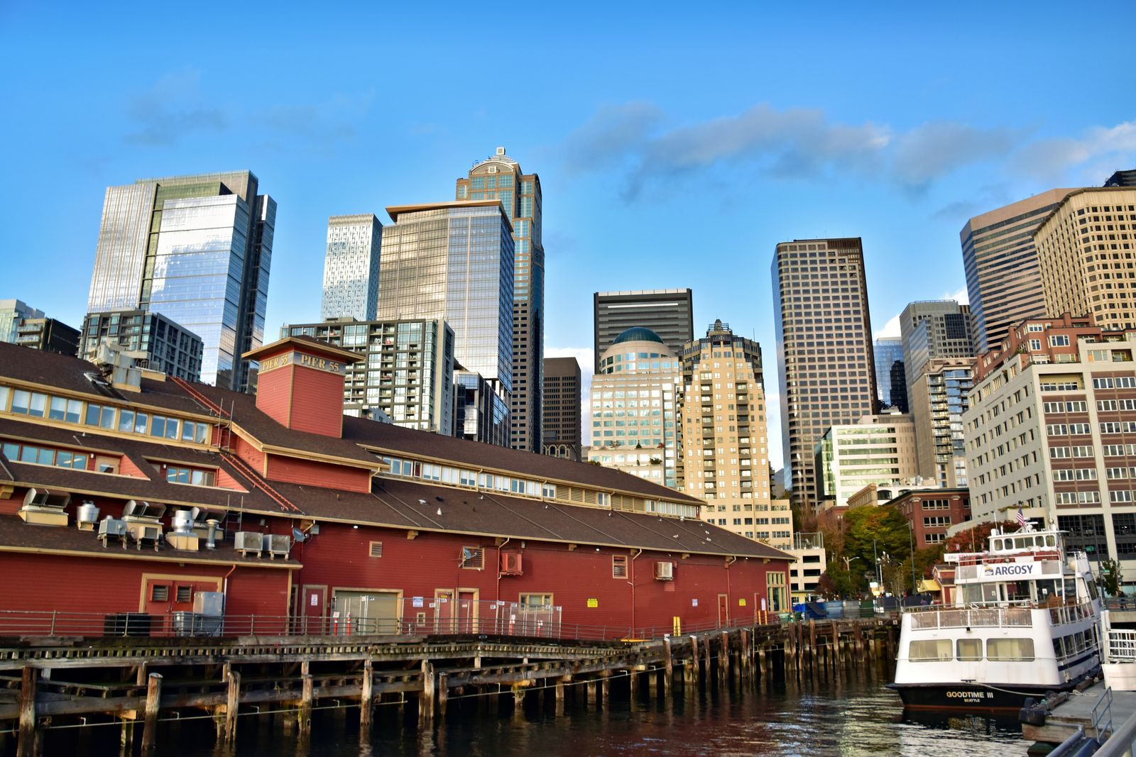 Seattle waterfront skyline, where Alaska cruise deals from Seattle begin